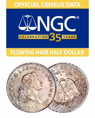 Explore NGC Census Data for Flowing Hair Half Dollars